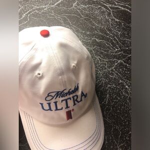 Michelob Ultra (NEW) sport fabric white hat